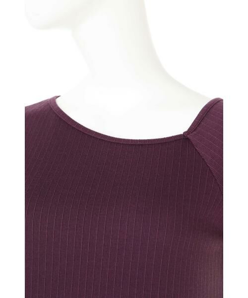 ＊＊N.Natural Beauty Basic / エヌ ナチュラルビューティーベーシック カットソー | ワンショルダーリブTシャツ | 詳細13