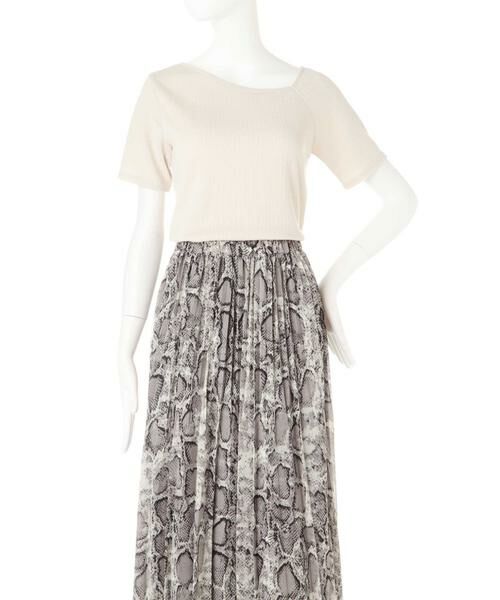 ＊＊N.Natural Beauty Basic / エヌ ナチュラルビューティーベーシック カットソー | ワンショルダーリブTシャツ | 詳細19