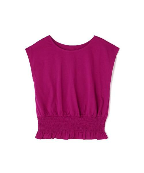 ＊＊N.Natural Beauty Basic / エヌ ナチュラルビューティーベーシック カットソー | シャーリングベルトノースリーブブラウス | 詳細1