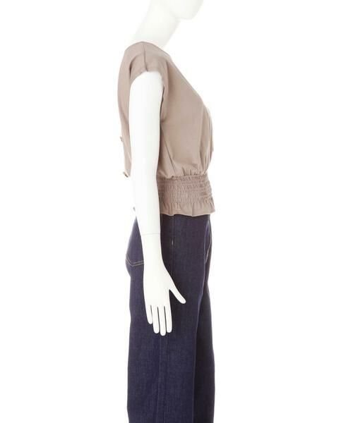 ＊＊N.Natural Beauty Basic / エヌ ナチュラルビューティーベーシック カットソー | シャーリングベルトノースリーブブラウス | 詳細14