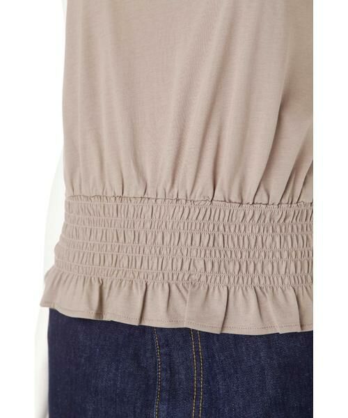 ＊＊N.Natural Beauty Basic / エヌ ナチュラルビューティーベーシック カットソー | シャーリングベルトノースリーブブラウス | 詳細17
