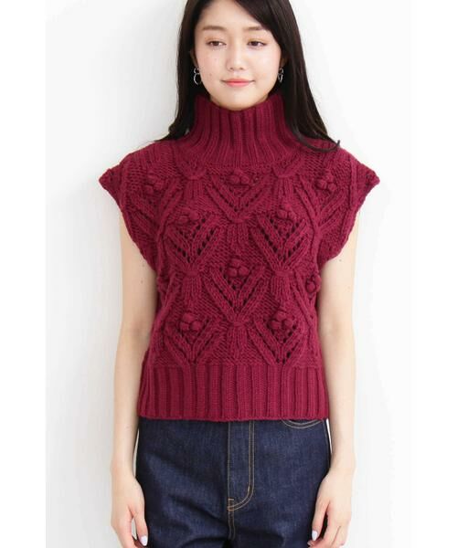 ＊＊N.Natural Beauty Basic / エヌ ナチュラルビューティーベーシック ニット・セーター | ハンドハイネックニットベスト | 詳細5