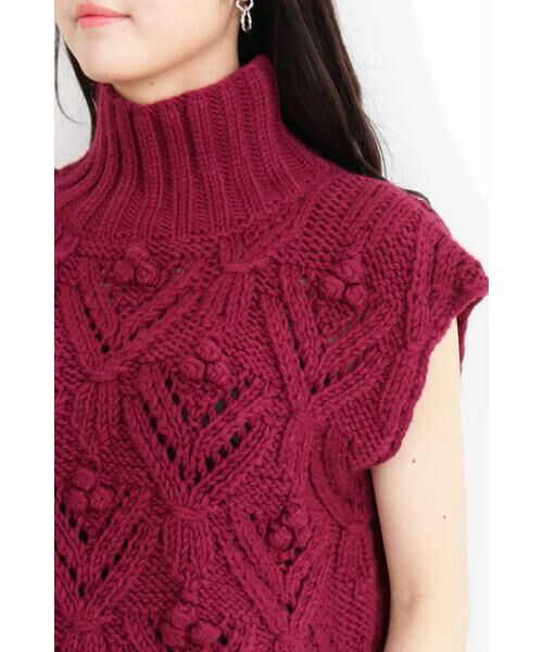 ＊＊N.Natural Beauty Basic / エヌ ナチュラルビューティーベーシック ニット・セーター | ハンドハイネックニットベスト | 詳細8