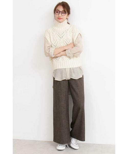 ＊＊N.Natural Beauty Basic / エヌ ナチュラルビューティーベーシック ニット・セーター | ハンドハイネックニットベスト | 詳細11