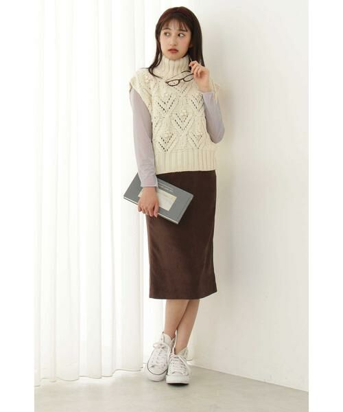 ＊＊N.Natural Beauty Basic / エヌ ナチュラルビューティーベーシック ニット・セーター | ハンドハイネックニットベスト | 詳細12
