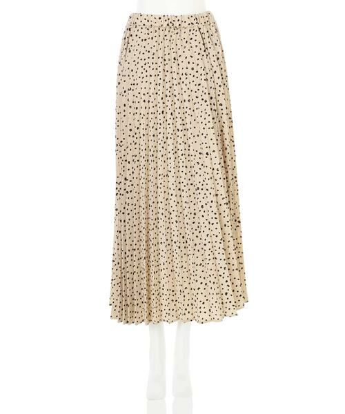 ＊＊N.Natural Beauty Basic / エヌ ナチュラルビューティーベーシック スカート | プリーツプリントマキシスカート | 詳細5