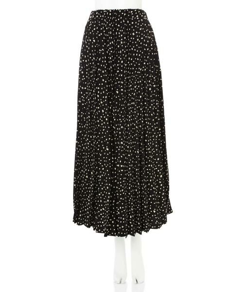 ＊＊N.Natural Beauty Basic / エヌ ナチュラルビューティーベーシック スカート | プリーツプリントマキシスカート | 詳細18