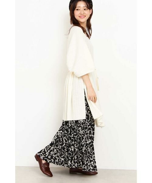 ＊＊N.Natural Beauty Basic / エヌ ナチュラルビューティーベーシック スカート | プリーツプリントマキシスカート | 詳細22