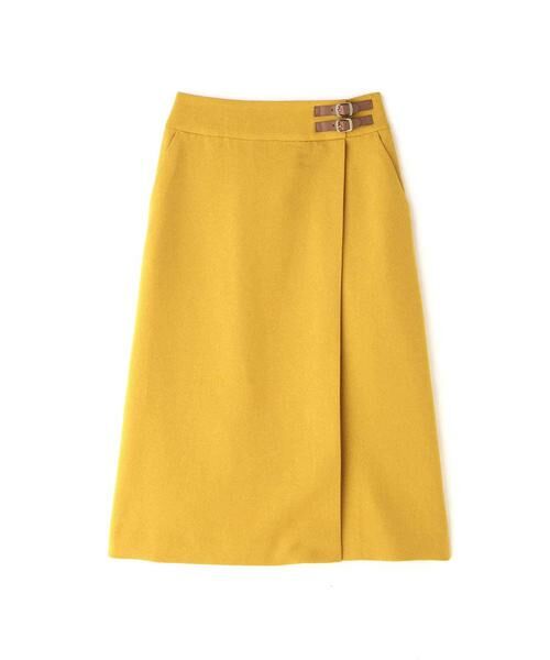 ＊＊N.Natural Beauty Basic / エヌ ナチュラルビューティーベーシック スカート | ベルトマークラップ風スカート | 詳細1