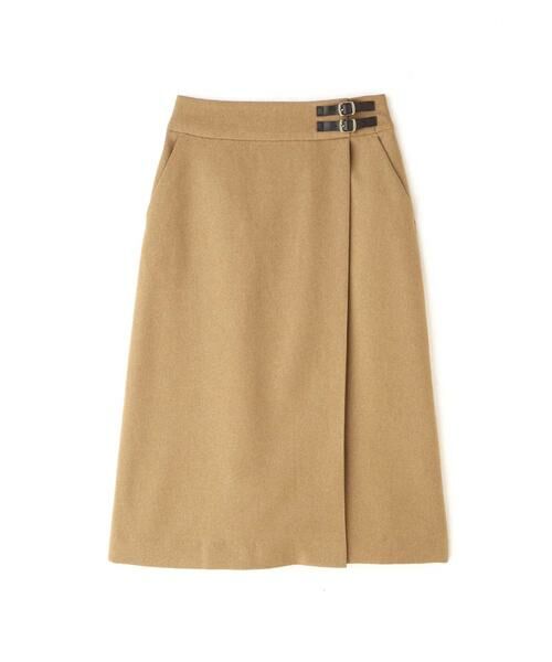 ＊＊N.Natural Beauty Basic / エヌ ナチュラルビューティーベーシック スカート | ベルトマークラップ風スカート | 詳細13