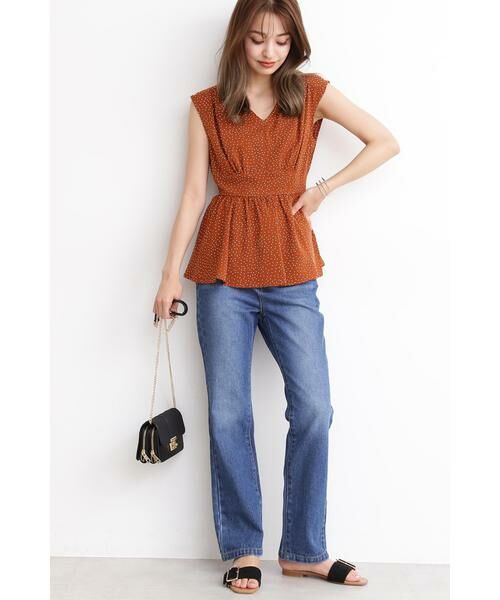 ＊＊N.Natural Beauty Basic / エヌ ナチュラルビューティーベーシック パンツ | ハイウエストスリムストレートデニム | 詳細4