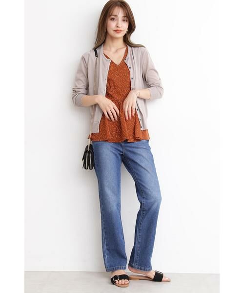 ＊＊N.Natural Beauty Basic / エヌ ナチュラルビューティーベーシック パンツ | ハイウエストスリムストレートデニム | 詳細5