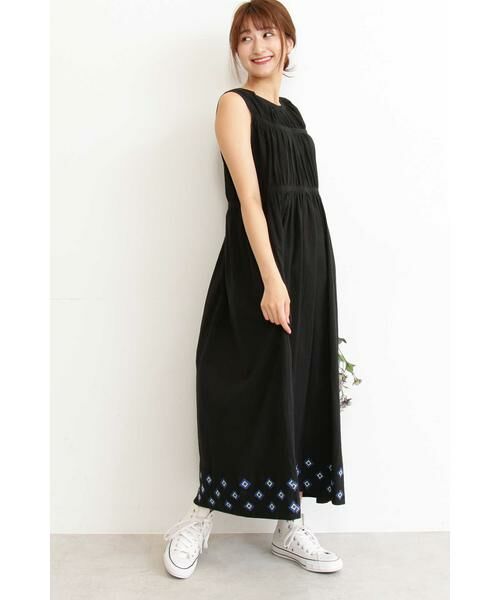 ＊＊N.Natural Beauty Basic / エヌ ナチュラルビューティーベーシック ワンピース | コットンキャンブリックマキシワンピース | 詳細7