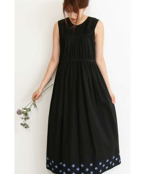 ＊＊N.Natural Beauty Basic / エヌ ナチュラルビューティーベーシック ワンピース | コットンキャンブリックマキシワンピース | 詳細8