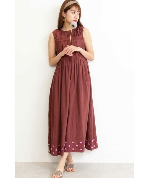 ＊＊N.Natural Beauty Basic / エヌ ナチュラルビューティーベーシック ワンピース | コットンキャンブリックマキシワンピース | 詳細11