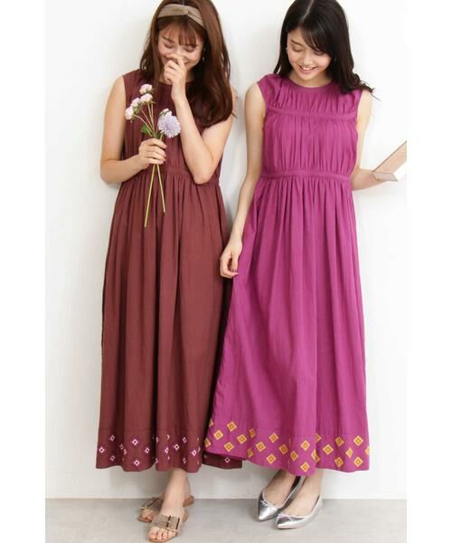 ＊＊N.Natural Beauty Basic / エヌ ナチュラルビューティーベーシック ワンピース | コットンキャンブリックマキシワンピース | 詳細13