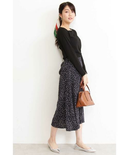 ＊＊N.Natural Beauty Basic / エヌ ナチュラルビューティーベーシック カットソー | スクエアネックリブカットソー | 詳細13