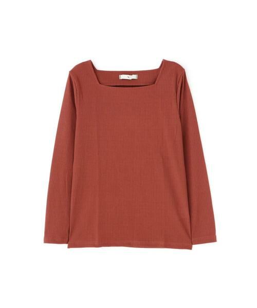 ＊＊N.Natural Beauty Basic / エヌ ナチュラルビューティーベーシック カットソー | スクエアネックリブカットソー | 詳細15