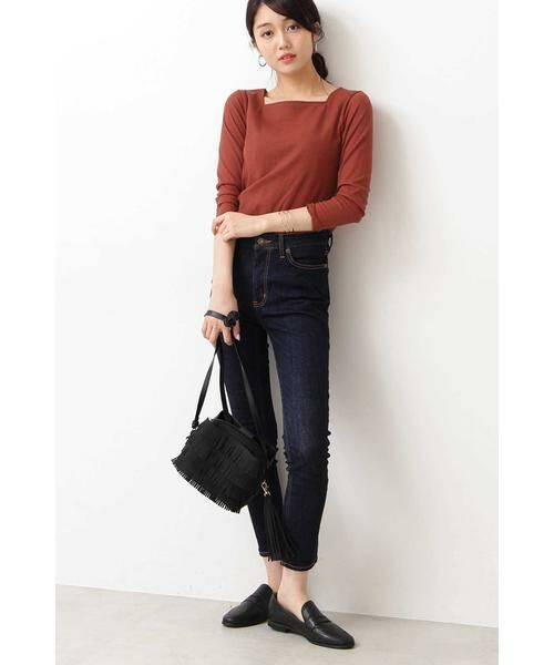 ＊＊N.Natural Beauty Basic / エヌ ナチュラルビューティーベーシック カットソー | スクエアネックリブカットソー | 詳細16