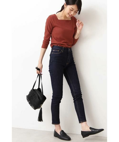 ＊＊N.Natural Beauty Basic / エヌ ナチュラルビューティーベーシック カットソー | スクエアネックリブカットソー | 詳細17