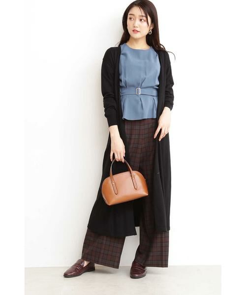 ＊＊N.Natural Beauty Basic / エヌ ナチュラルビューティーベーシック シャツ・ブラウス | ウエストタックペプラムブラウス | 詳細3