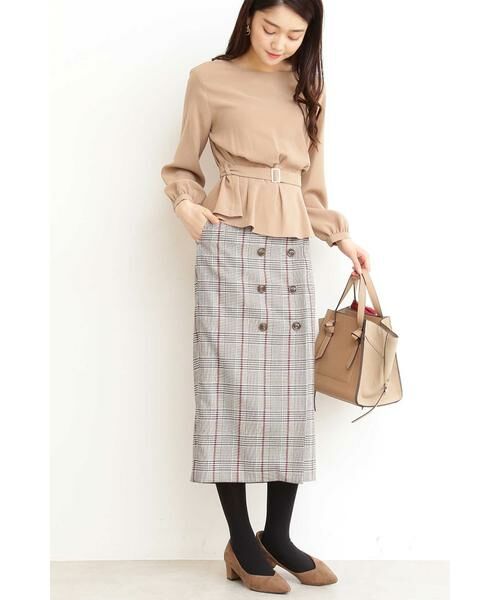 ＊＊N.Natural Beauty Basic / エヌ ナチュラルビューティーベーシック シャツ・ブラウス | ウエストタックペプラムブラウス | 詳細10