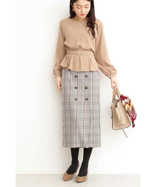 ＊＊N.Natural Beauty Basic / エヌ ナチュラルビューティーベーシック シャツ・ブラウス | ウエストタックペプラムブラウス | 詳細11