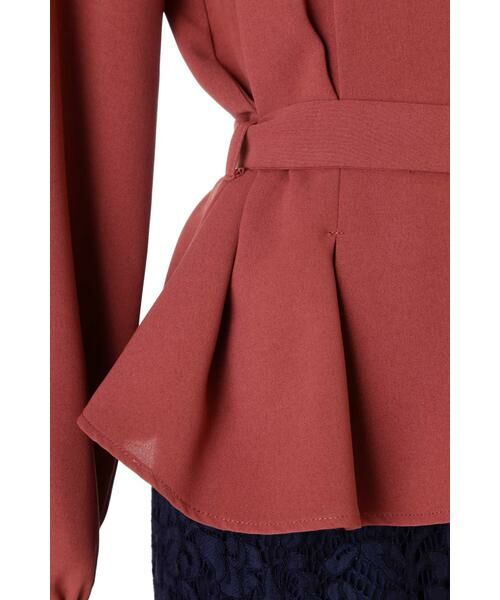 ＊＊N.Natural Beauty Basic / エヌ ナチュラルビューティーベーシック シャツ・ブラウス | ウエストタックペプラムブラウス | 詳細22