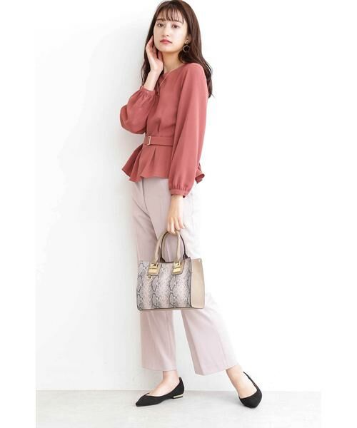 ＊＊N.Natural Beauty Basic / エヌ ナチュラルビューティーベーシック シャツ・ブラウス | ウエストタックペプラムブラウス | 詳細15