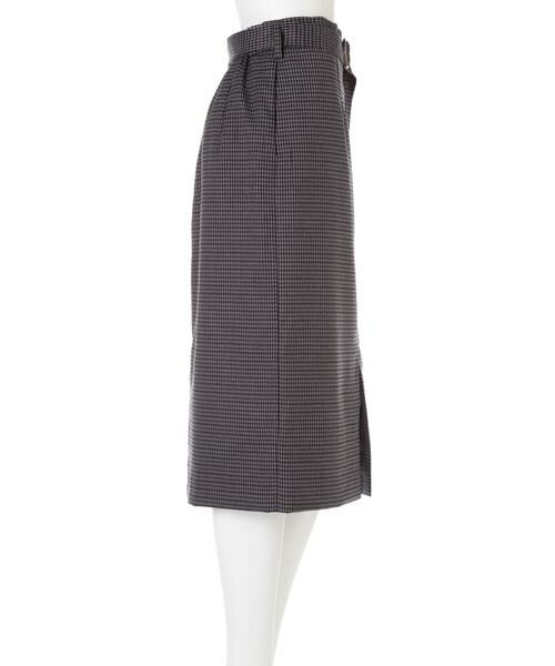 ＊＊N.Natural Beauty Basic / エヌ ナチュラルビューティーベーシック スカート | ベッコウバックルチェックタイトスカート | 詳細11