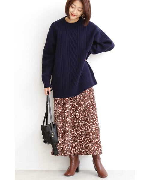 ＊＊N.Natural Beauty Basic / エヌ ナチュラルビューティーベーシック スカート | アニマルプリントスカート | 詳細2