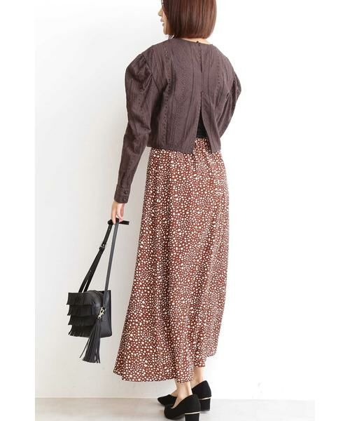 ＊＊N.Natural Beauty Basic / エヌ ナチュラルビューティーベーシック スカート | アニマルプリントスカート | 詳細3