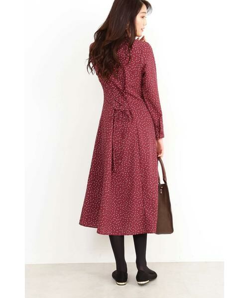 セール ランダムドットレースアップワンピース ワンピース N Natural Beauty Basic エヌ ナチュラルビューティーベーシック ファッション通販 タカシマヤファッションスクエア