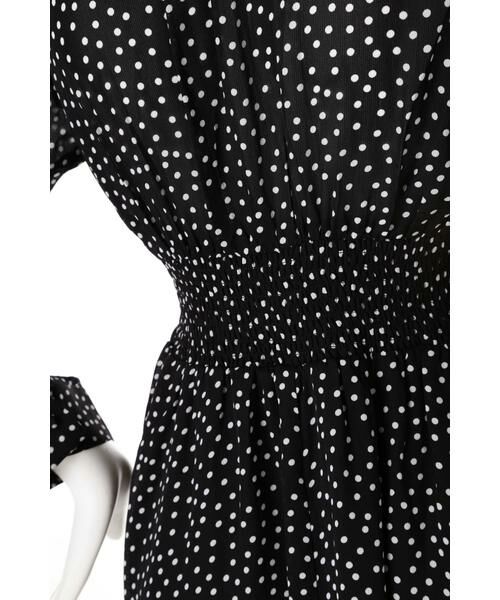 ＊＊N.Natural Beauty Basic / エヌ ナチュラルビューティーベーシック ワンピース | ドットウエストシャーリングワンピース | 詳細15