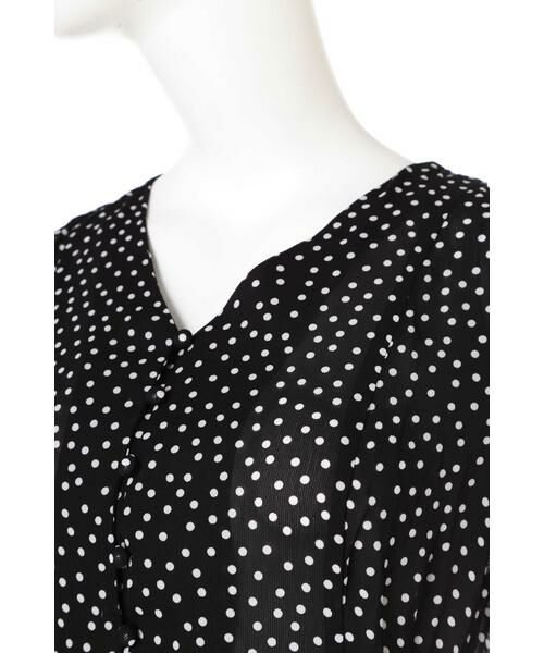 ＊＊N.Natural Beauty Basic / エヌ ナチュラルビューティーベーシック ワンピース | ドットウエストシャーリングワンピース | 詳細11