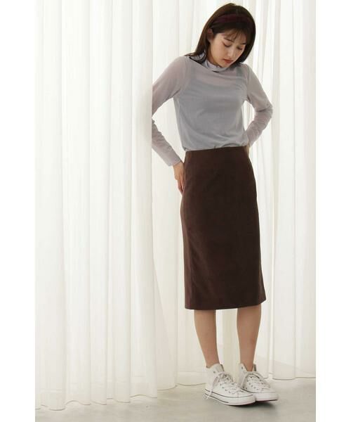 ＊＊N.Natural Beauty Basic / エヌ ナチュラルビューティーベーシック カットソー | シアーインナータートルカットソー | 詳細2