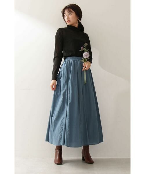 ＊＊N.Natural Beauty Basic / エヌ ナチュラルビューティーベーシック カットソー | シアーインナータートルカットソー | 詳細8