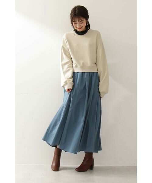 ＊＊N.Natural Beauty Basic / エヌ ナチュラルビューティーベーシック カットソー | シアーインナータートルカットソー | 詳細9