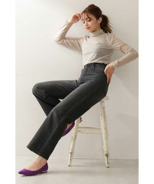 ＊＊N.Natural Beauty Basic / エヌ ナチュラルビューティーベーシック カットソー | シアーインナータートルカットソー | 詳細13