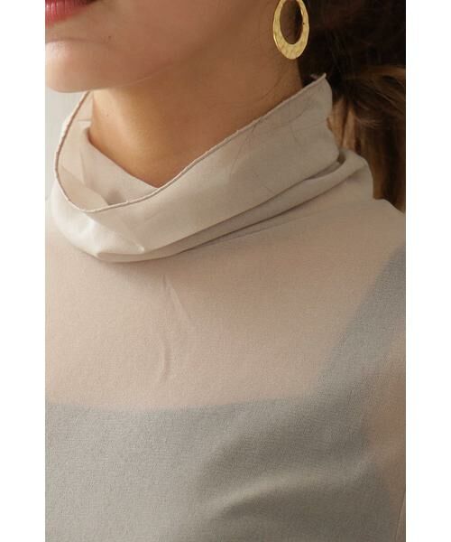 ＊＊N.Natural Beauty Basic / エヌ ナチュラルビューティーベーシック カットソー | シアーインナータートルカットソー | 詳細19