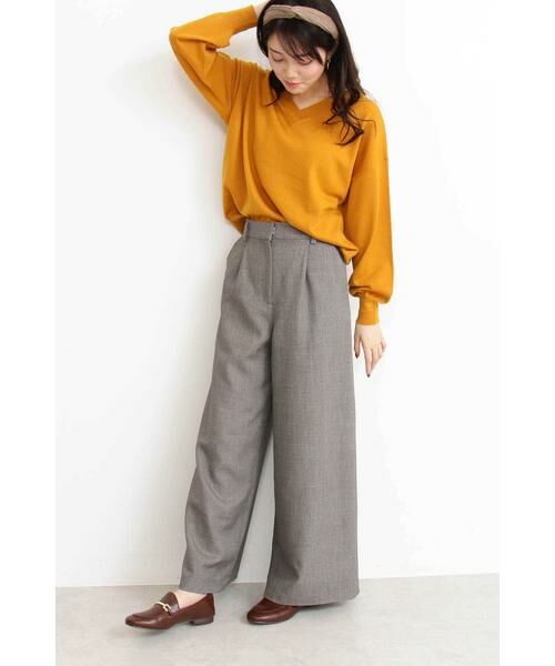 ＊＊N.Natural Beauty Basic / エヌ ナチュラルビューティーベーシック ニット・セーター | ウールベーシック　Vネックニット | 詳細2