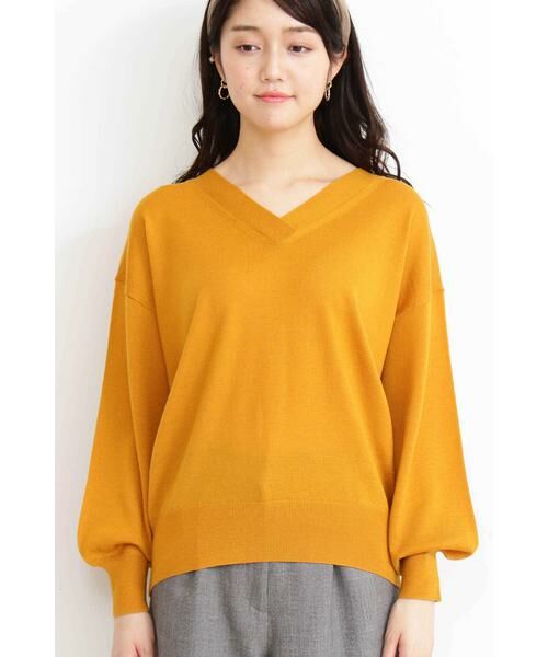 ＊＊N.Natural Beauty Basic / エヌ ナチュラルビューティーベーシック ニット・セーター | ウールベーシック　Vネックニット | 詳細5