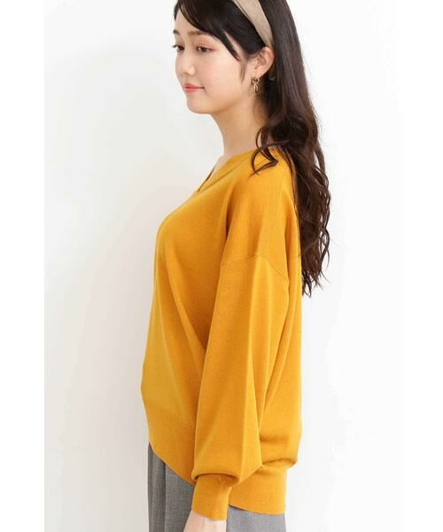 ＊＊N.Natural Beauty Basic / エヌ ナチュラルビューティーベーシック ニット・セーター | ウールベーシック　Vネックニット | 詳細6