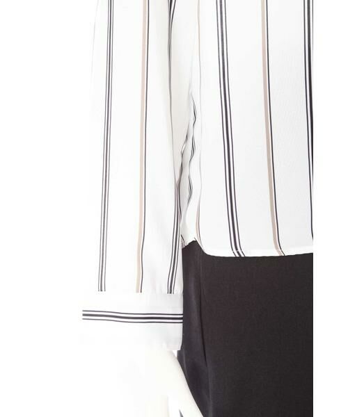 ＊＊N.Natural Beauty Basic / エヌ ナチュラルビューティーベーシック シャツ・ブラウス | ガルーダドビーシャツ Vネック | 詳細10