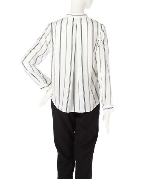 ＊＊N.Natural Beauty Basic / エヌ ナチュラルビューティーベーシック シャツ・ブラウス | ガルーダドビーシャツ Vネック | 詳細5