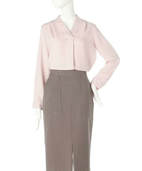 ＊＊N.Natural Beauty Basic / エヌ ナチュラルビューティーベーシック シャツ・ブラウス | ガルーダドビーシャツ Vネック | 詳細16