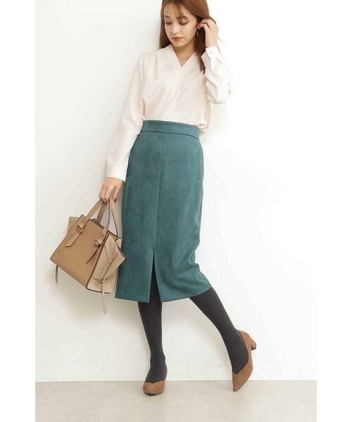 ＊＊N.Natural Beauty Basic / エヌ ナチュラルビューティーベーシック シャツ・ブラウス | ガルーダドビーシャツ Vネック | 詳細19