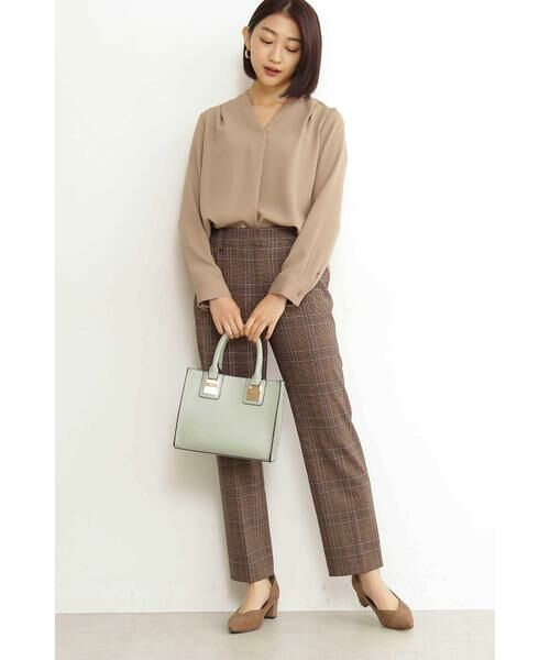 ＊＊N.Natural Beauty Basic / エヌ ナチュラルビューティーベーシック シャツ・ブラウス | ガルーダドビーシャツ Vネック | 詳細24