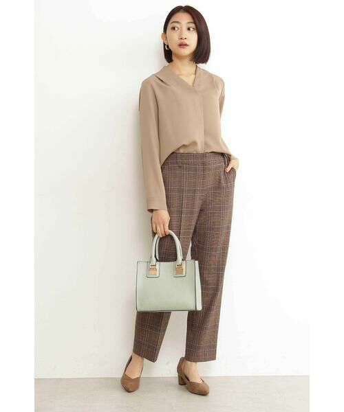 ＊＊N.Natural Beauty Basic / エヌ ナチュラルビューティーベーシック シャツ・ブラウス | ガルーダドビーシャツ Vネック | 詳細25