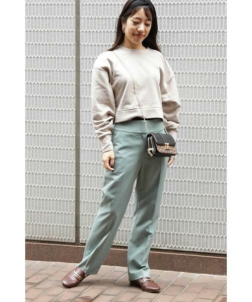 ＊＊N.Natural Beauty Basic / エヌ ナチュラルビューティーベーシック パンツ | ハイウエストセミテーパードパンツ | 詳細2